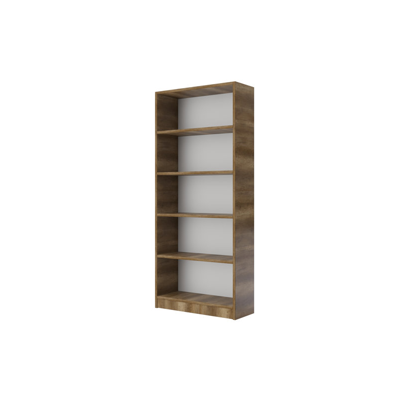 Aeriella 185.5cm H x 80cm W Standard Bookcase, Oak