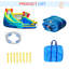11.9' x 12.6' Bounce House with Water Slide