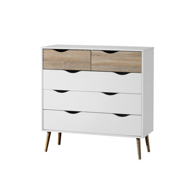 99 cm W Chest of 5 Drawers