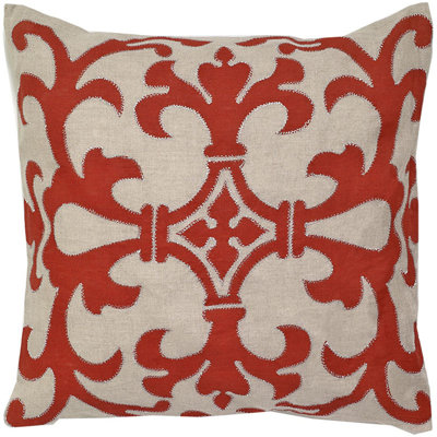 Housse de coussin carré en lin Cybele