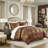 4 Piece Brown Comforter Set Brown-119416994-119416995