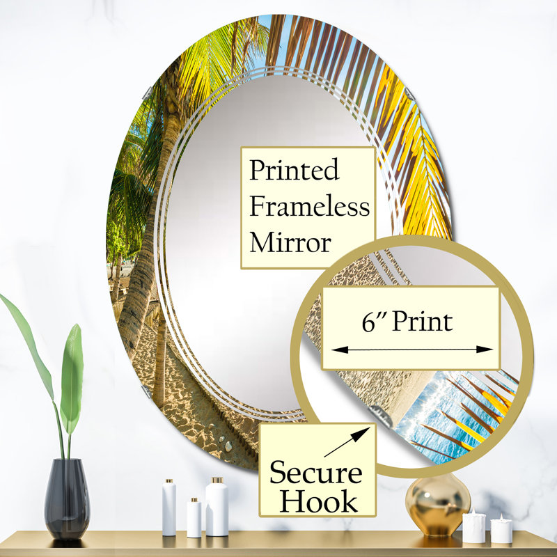 Oval Mirror, 36" x 24"