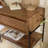 Bedside Table 1 Drawer 1 Shelf In Reclaimed Teak Wood