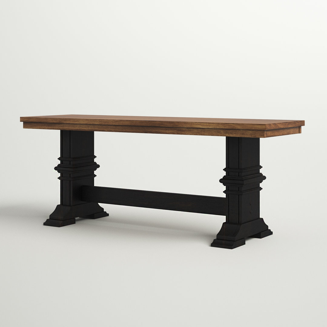 Fortville Solid Wood Bench Three Posts™ 