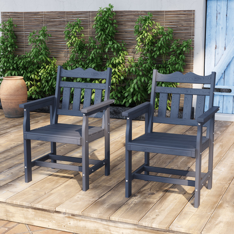 Chaises de salle à manger résistantes à la rouille et à l'épreuve des intempéries pour la cour de terrasse, facile à nettoyer