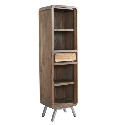 Nueva Vista 180cm H x 50cm W Solid Wood Standard Bookcase