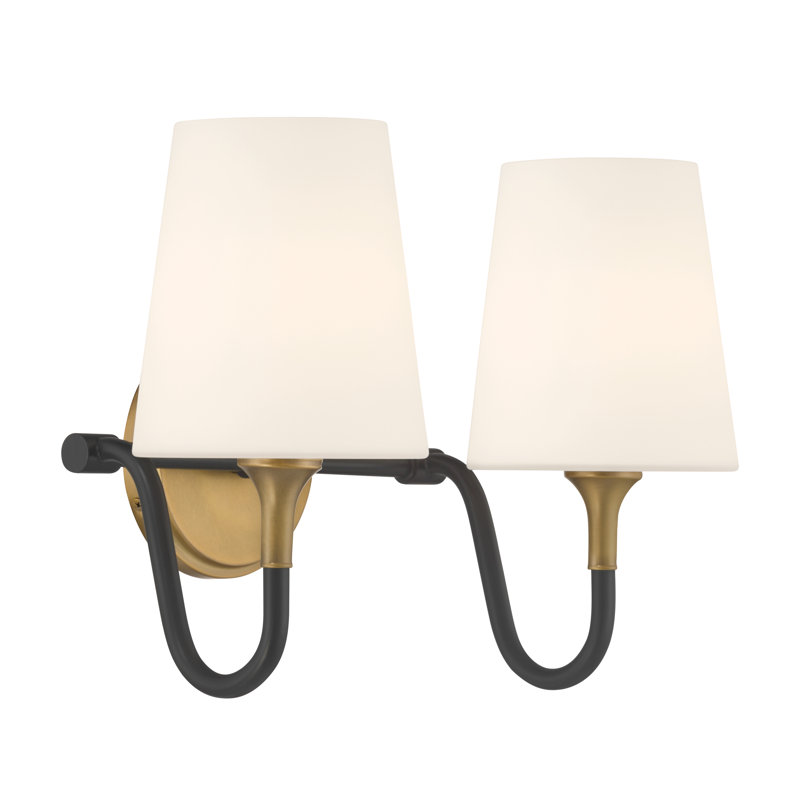 Meuble-lavabo 2 lumières 15 po Brienne, H 10,75 po x l 15 po x P 9 po, Deux lumières