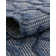Handmade Hand Loomed Jute/Sisal Navy Blue Rug