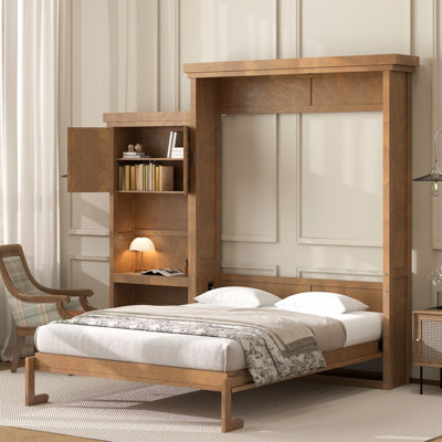 Queen Murphy Bed With Built-In Desk And Storage