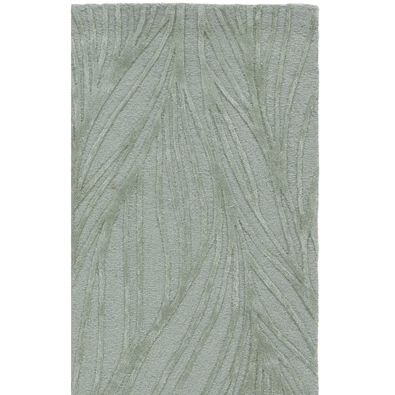 Glamour Hand Tufted Wool; Viscose; Cotton Abstract Indoor Rug, Rectangle 8' x 10'