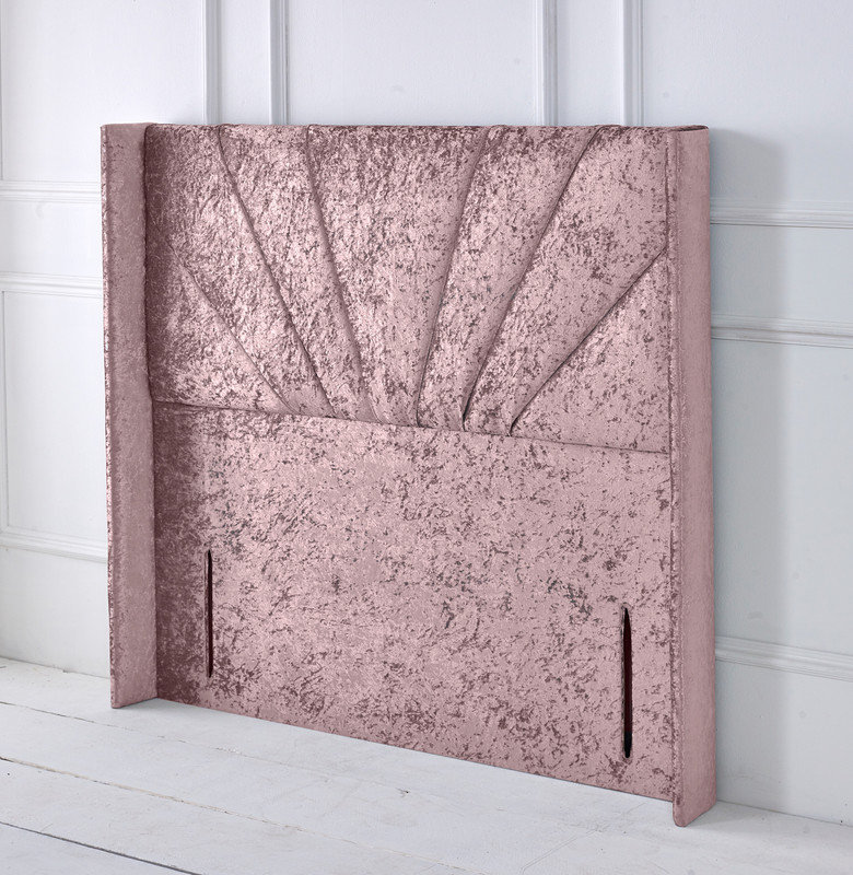Upholstered Headboard, Single (3'), Pink