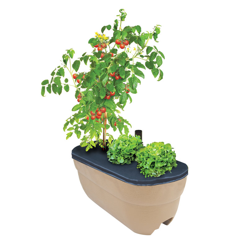 Bess Railing Planter, Sand