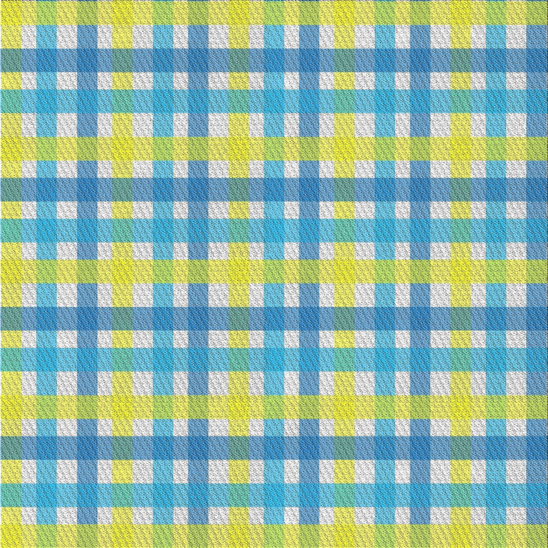 Tapis bleu Kinzel, Carré 7 pi