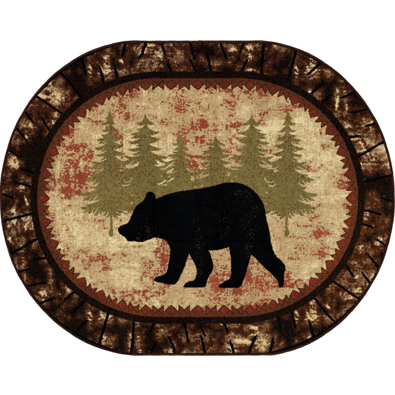Tapis Burrill, Ovale 7 pi 10 po x 9 pi 10 po