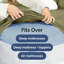 Drap-housse en coton 400 fils à densité de tissage 400-103254641-103254646