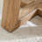 Modern And Practical Round Table: Clear Tempered Glass Top And Wood-coloured Mdf, Ideal For Living Rooms And Bedrooms