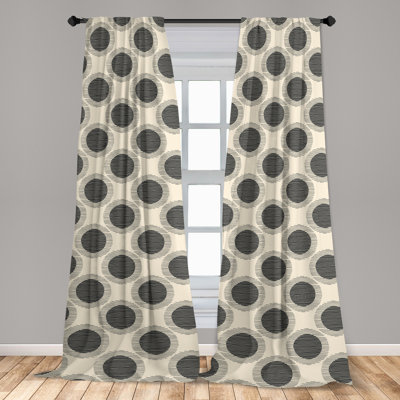 Elianah Semi Sheer Curtain Pair