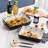 Wisenvoy 13x9 inch Ceramic Baking Dishes 3pcs Bakeware Set Nonstick For Kitchen Storage
