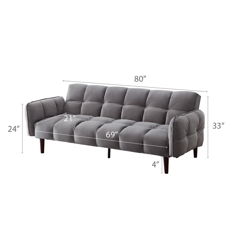 80 po Velours doux touffeté Klick Klack, Velours gris foncé
