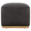 Repose-pieds en cuir véritable Bobbi-125422327