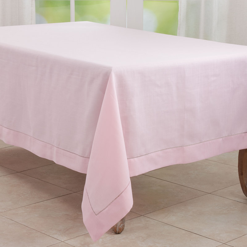 Polyester Tablecloth, Pink, 70" L x 120" W