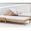 Jack Outdoor Teak Chaise Lounge