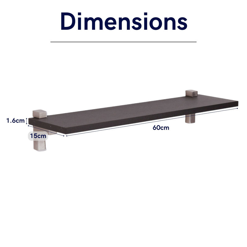 Lavant Floating Shelf, Black