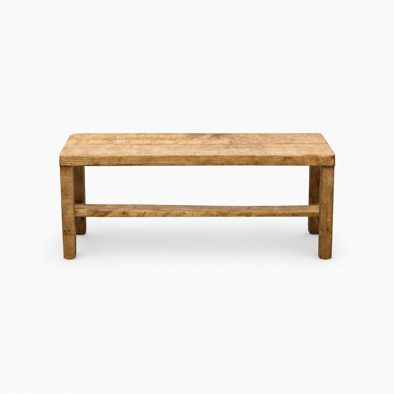 Banc d'entrée de style rustique, Marron clair