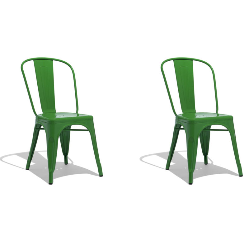 Chaise de patio empilable Hakana, Vert
