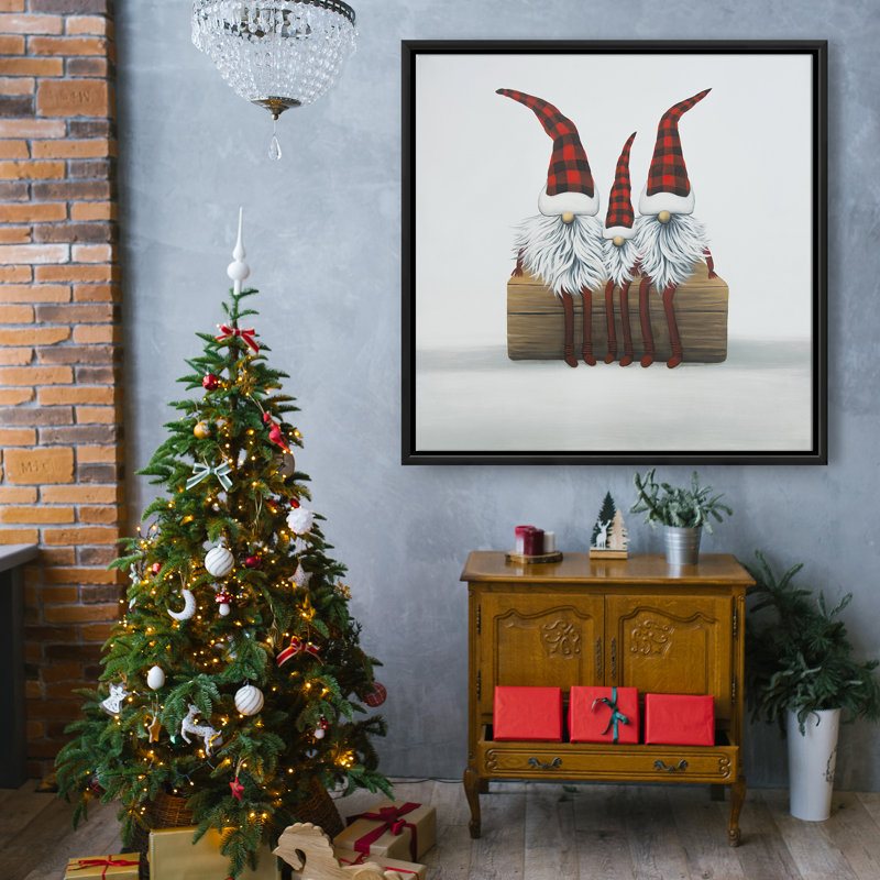 " Three Christmas Gnomes "