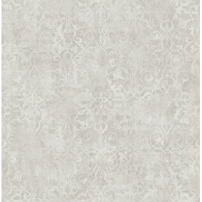 Rouleau de papier peint à volutes L 33 pi x l 20,5 po Hagans