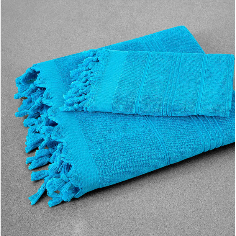 Serviette essuie-main, Turquoise
