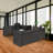 Regency Legacy U Desk with Single Pedestal Drawer Unit