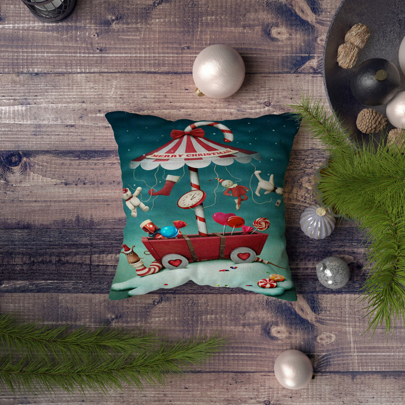 Premium Washable Cushion, 17.0 x 17.0 Inches, 50% Cotton / 50% Polyester, Silicone Filling | Machine Washable at 86°F, Iron Safe | Soft Comfort for Home Decor, Stylish & Functional for Living Room & Bedroom