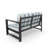 Oltjana Right Arm Outdoor Loveseat With Sunbrella Cushions-124071208-122444630