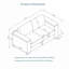 Causeuse en similicuir de polyuréthane avec porte-gobelet, canapé de rangement-703243649