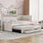 3-Drawers Upholstered Daybed with Trundle-557454638-557454635