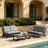 Polett Complete All-Weather Solid Teak Wood 4-Person Outdoor Patio Conversation Set with Water-Resistant Cushions and Coffee Table-141768155-160992685