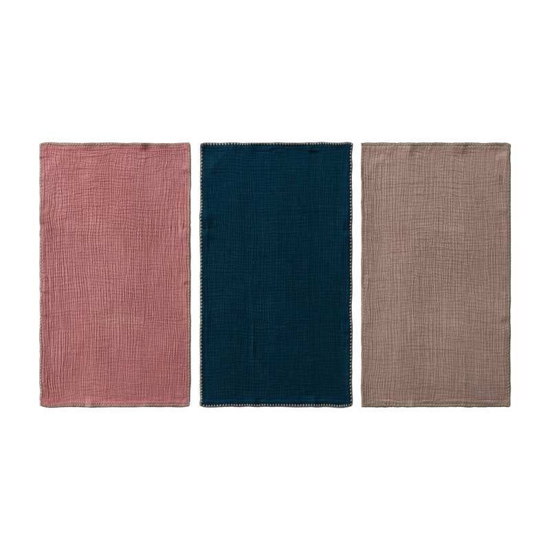 Ensemble de 3 serviettes à thé en coton 3 pièces