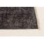 Tapis noir en laine noué à la main de conception unique 2000S 6 pi 11 po x 10 pi 3 po Olaug
