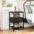 Nightstand With Charging Station And USB Ports, Night Stand With Fabric Drawer, 3-Tier Storage End Table For Small Spaces-1208917537