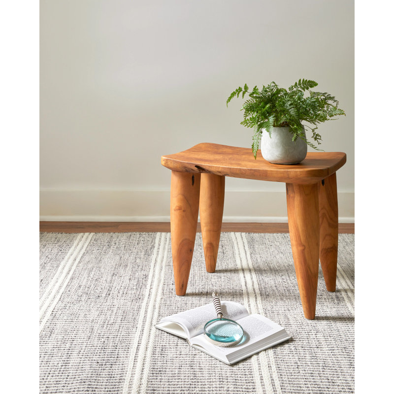 Malta Handwoven Wool Rug, Rectangle 7'6" x 9'6", Gray