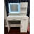 Elegant Vanity Desk With Mirror, LED Light Strip, And Ample Storage, Perfect For Modern Bedrooms And Makeup Routines.