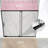 56-60" W X 72" H Semi-frameless Sliding Shower Door, 5/16"(8mm) Clear Scgg Tempered Glass, Matte Black Finish, Cut Adjustable Width 4"
