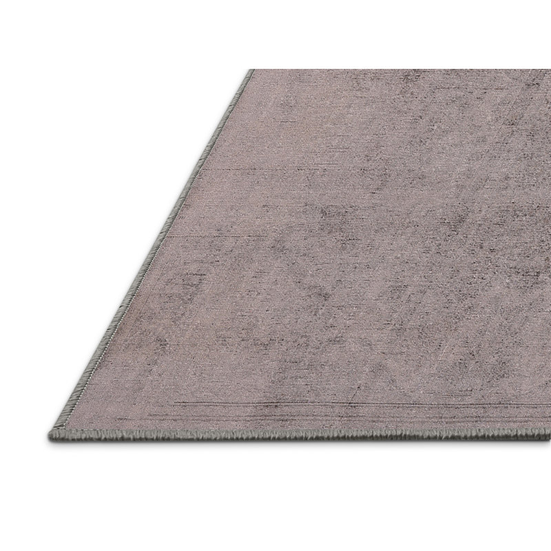 Tapis 100% Mid-Century moderne lavable à la machine 2244, Rectangle 7 pi x 10 pi