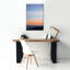  «Blue To Orange Evening» par Life BeautifuLEE, art mural sur toile, 26 po x 40 po-1394804899