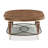 Villa Cherie Oval Cocktail Table - Hazelnut