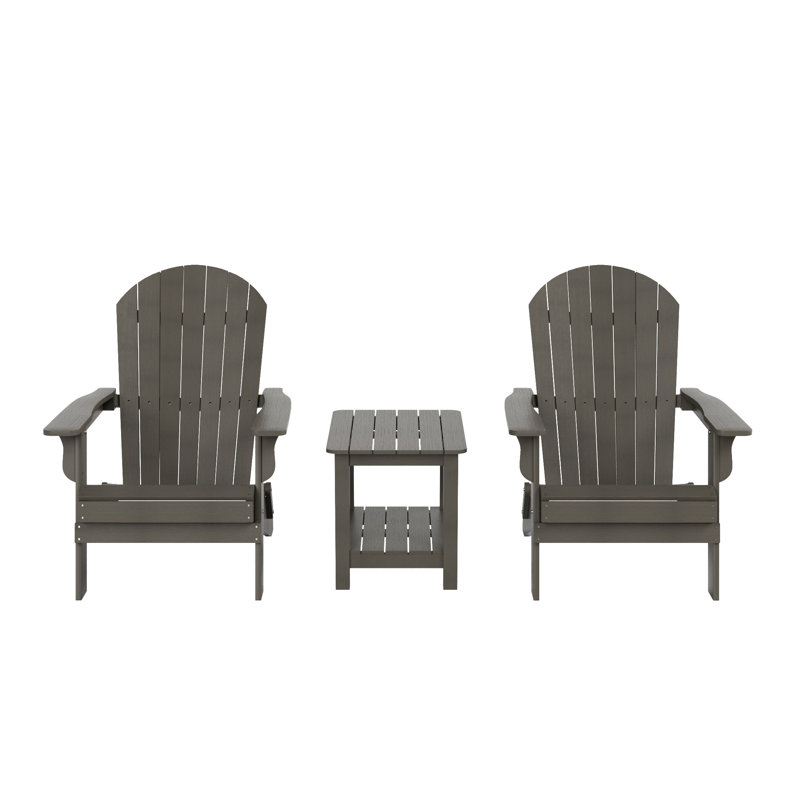 Arrlo 2 - Person Patio Conversation Set, Gray