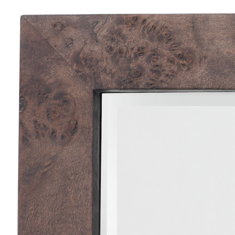 Miroir d'appoint mural Chandler, Gris anthracite