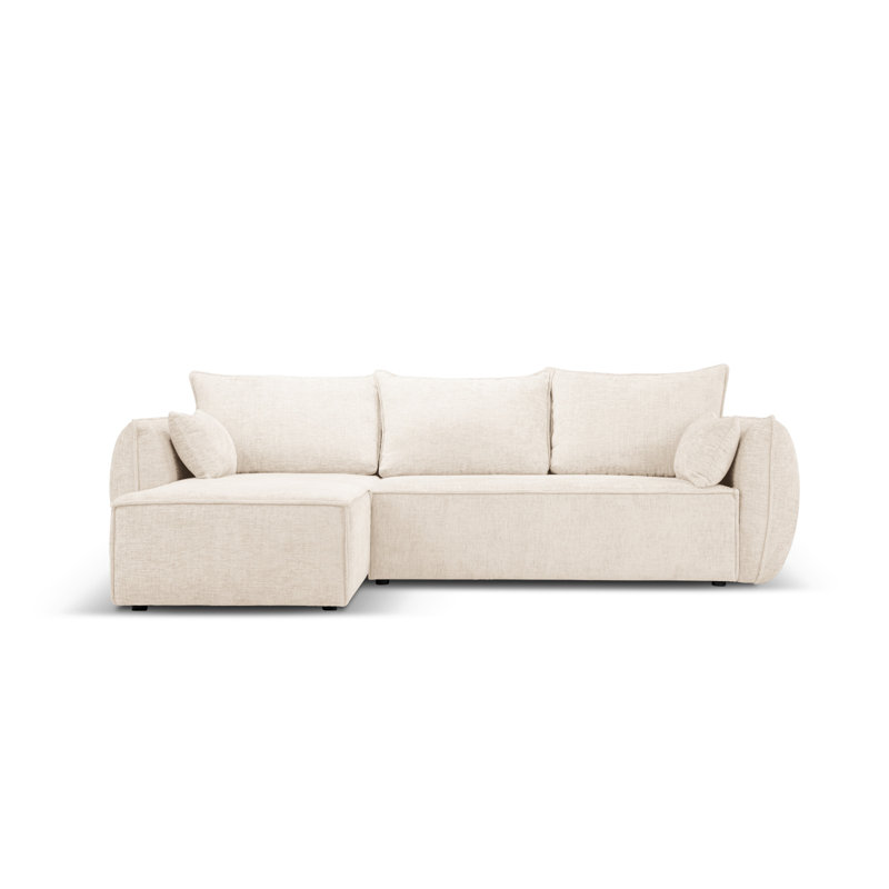 Blessington 4 Seater Sofa Bed, Beige, Left Hand Facing